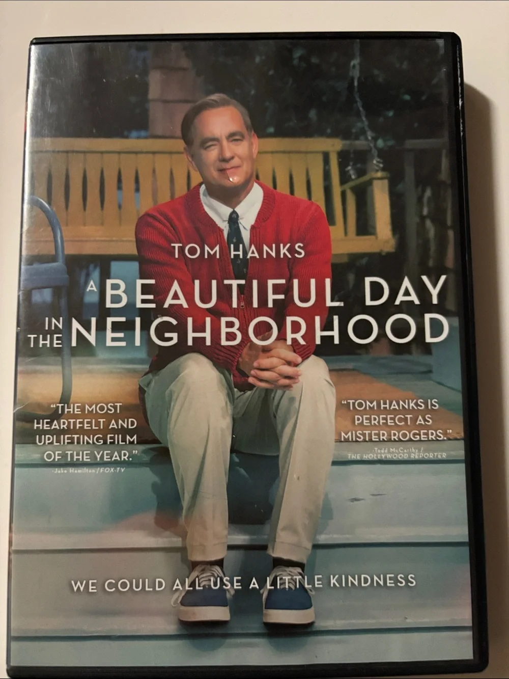 Sony DVD Cover with Red Cardigan and Blue Shirt Artwork